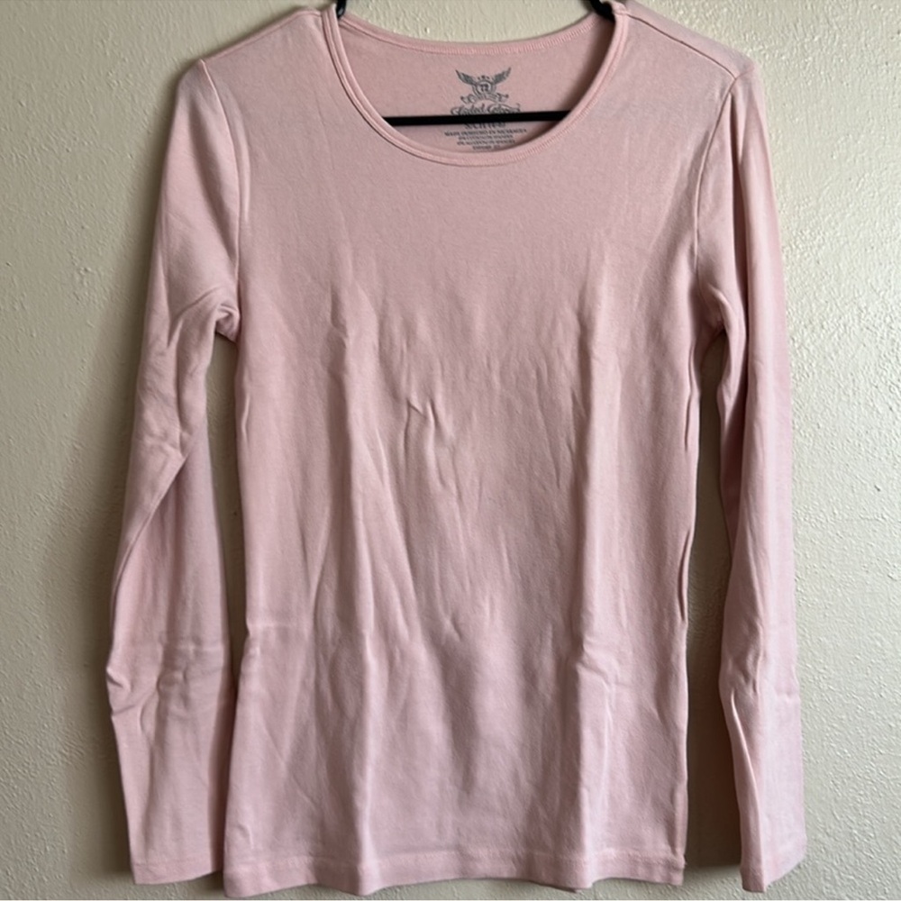 Faded Glory Pink Long Sleeve Top